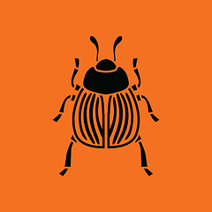 Image showing Colorado beetle icon