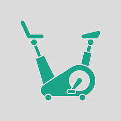 Image showing Exercise bicycle icon