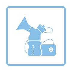 Image showing Electric breast pump icon