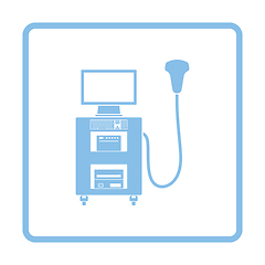 Image showing Ultrasound diagnostic machine icon