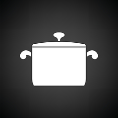 Image showing Kitchen pan icon