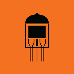 Image showing Electronic vacuum tube icon