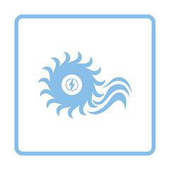 Image showing Water turbine icon