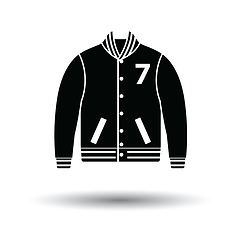 Image showing Baseball jacket icon