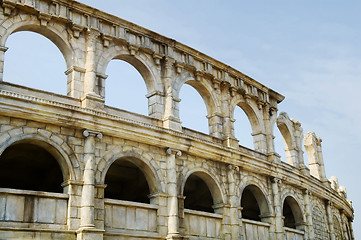 Image showing Roman Amphitheatre in fisherman wharf, Macao