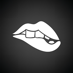 Image showing Sexy lips icon