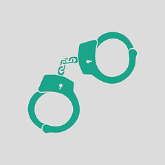 Image showing Police handcuff icon