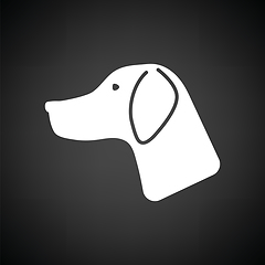 Image showing Hunting dog had  icon