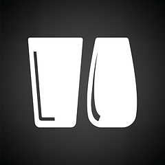 Image showing Two glasses icon