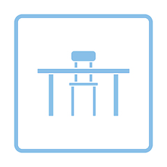 Image showing Table and chair icon