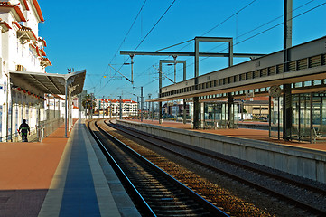 Image showing Train station