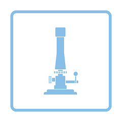 Image showing Icon of chemistry burner