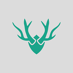 Image showing Deer\'s antlers  icon