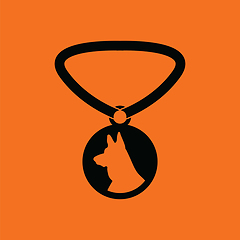 Image showing Dog medal icon