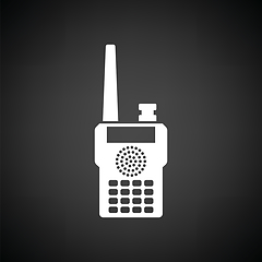 Image showing Portable radio icon