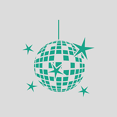 Image showing Night clubs disco sphere icon