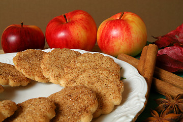 Image showing Apple biscuits