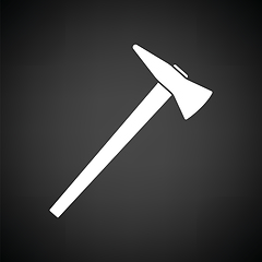 Image showing Fire axe icon