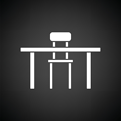 Image showing Table and chair icon