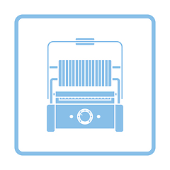 Image showing Kitchen electric grill icon