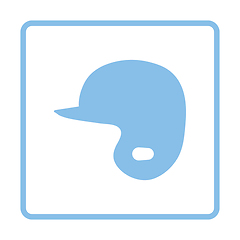 Image showing Baseball helmet icon