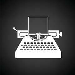 Image showing Typewriter icon