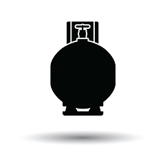 Image showing Gas cylinder icon