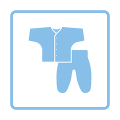 Image showing Baby wear icon