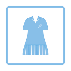 Image showing Tennis woman uniform icon