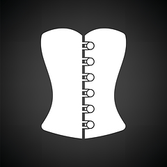 Image showing Sexy corset icon