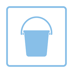 Image showing Icon of bucket