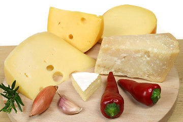Image showing Expensive cheeses