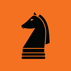 Image showing Chess horse icon