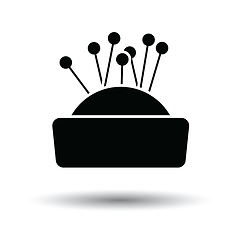 Image showing Pin cushion icon