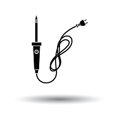 Image showing Soldering iron icon