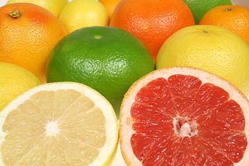 Image showing Fruit background