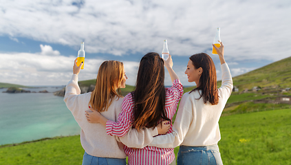 Image showing women toasting non alcoholic drinks in ireland