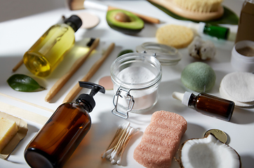 Image showing natural cosmetics and bodycare eco products