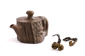 Image showing Chinese ceramic teapot