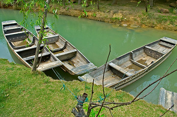 Image showing Rowboats