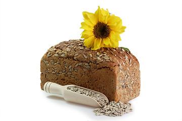 Image showing Sunflower Bread with Seeds