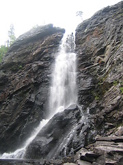 Image showing Brudslöjan waterfall