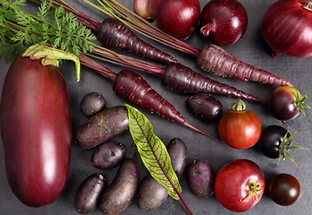 Image showing Purple vegetables.