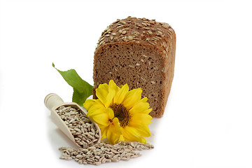 Image showing Bread with Sunflower Seeds