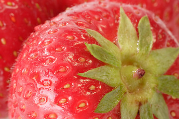 Image showing Close-up of Strawberries