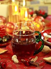 Image showing Hot drink for Christmas