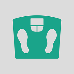 Image showing Floor scales icon