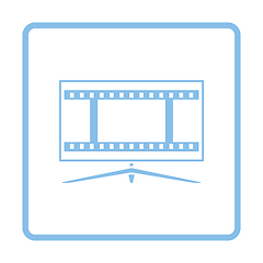 Image showing Cinema TV screen icon