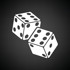 Image showing Craps dice icon