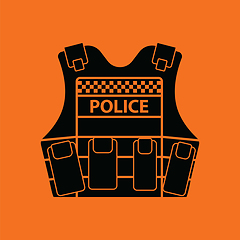 Image showing Police vest icon